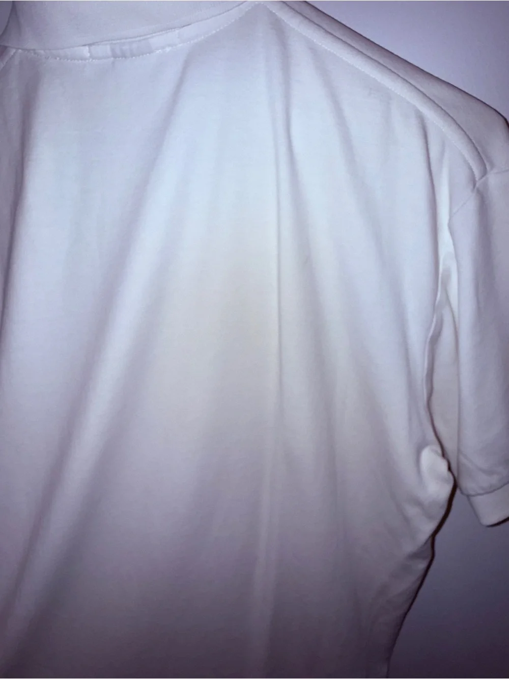 Ralph Lauren White Short-Sleeve Polo with Pony Logo